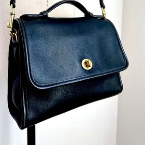 Vintage coach court satchel